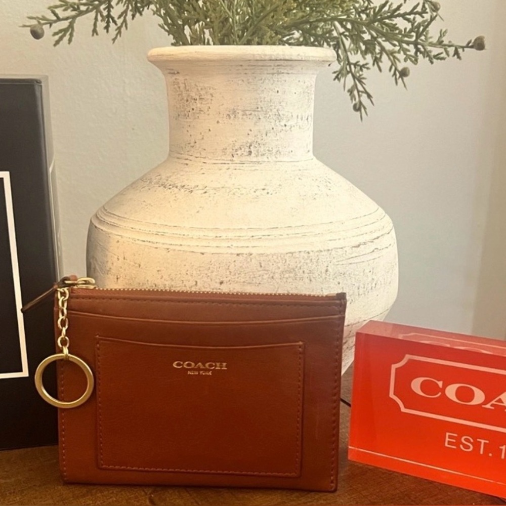 Coach Slim Wallet with Key Ring